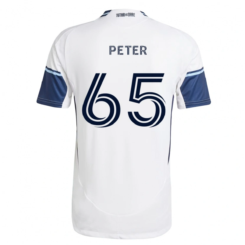 Danxen Heren Anyole Peter #65 Wit Koninklijk Blauw Thuisshirt Thuistenue 2026/27 T-Shirt België