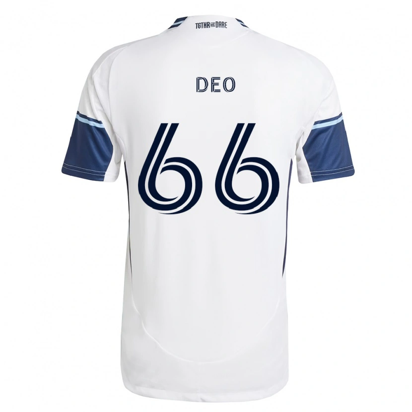 Danxen Heren Sahil Deo #66 Wit Koninklijk Blauw Thuisshirt Thuistenue 2026/27 T-Shirt België