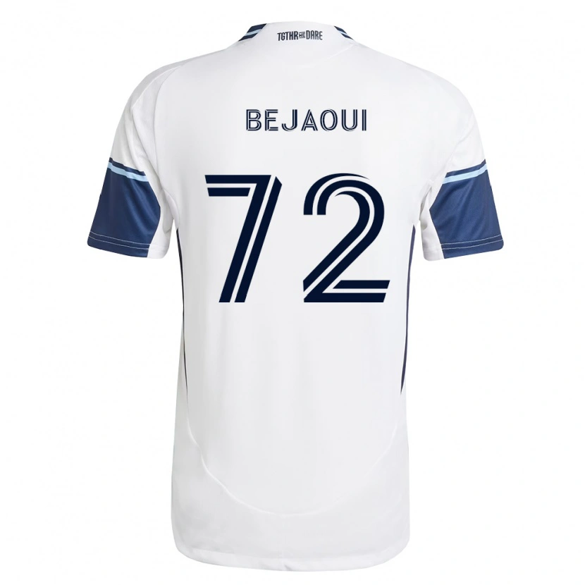 Danxen Heren Aiden Bejaoui #72 Wit Koninklijk Blauw Thuisshirt Thuistenue 2026/27 T-Shirt België