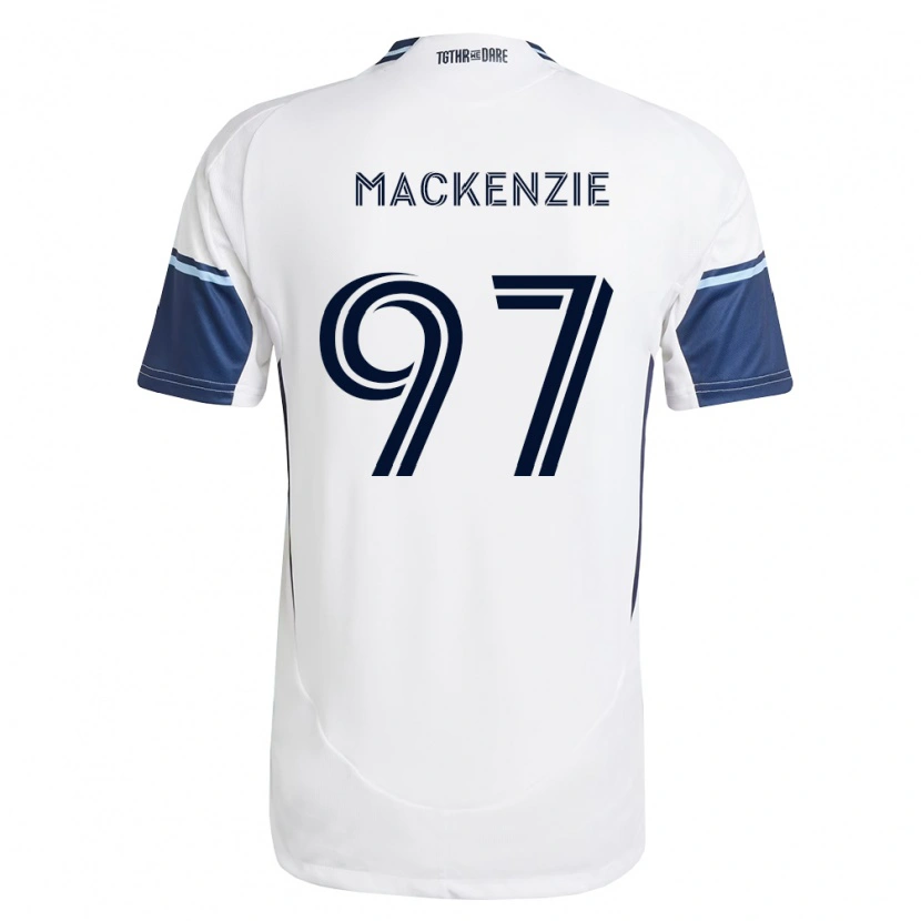 Danxen Heren Liam Mackenzie #97 Wit Koninklijk Blauw Thuisshirt Thuistenue 2026/27 T-Shirt België