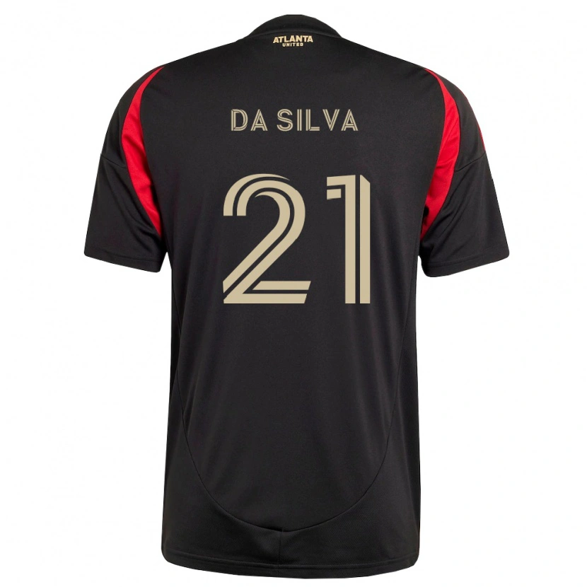 Danxen Heren Lucas Da Silva #21 Zwart Rood Thuisshirt Thuistenue 2026/27 T-Shirt België