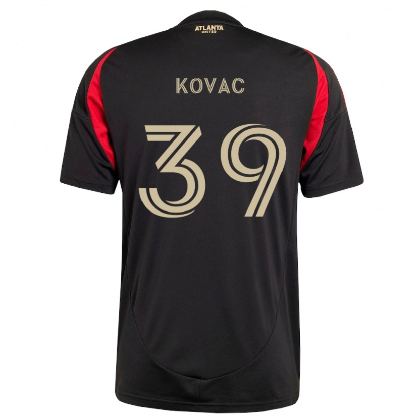 Danxen Heren Arif Kovac #39 Zwart Rood Thuisshirt Thuistenue 2026/27 T-Shirt België