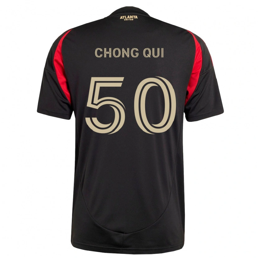Danxen Heren Dominik Chong Qui #50 Zwart Rood Thuisshirt Thuistenue 2026/27 T-Shirt België
