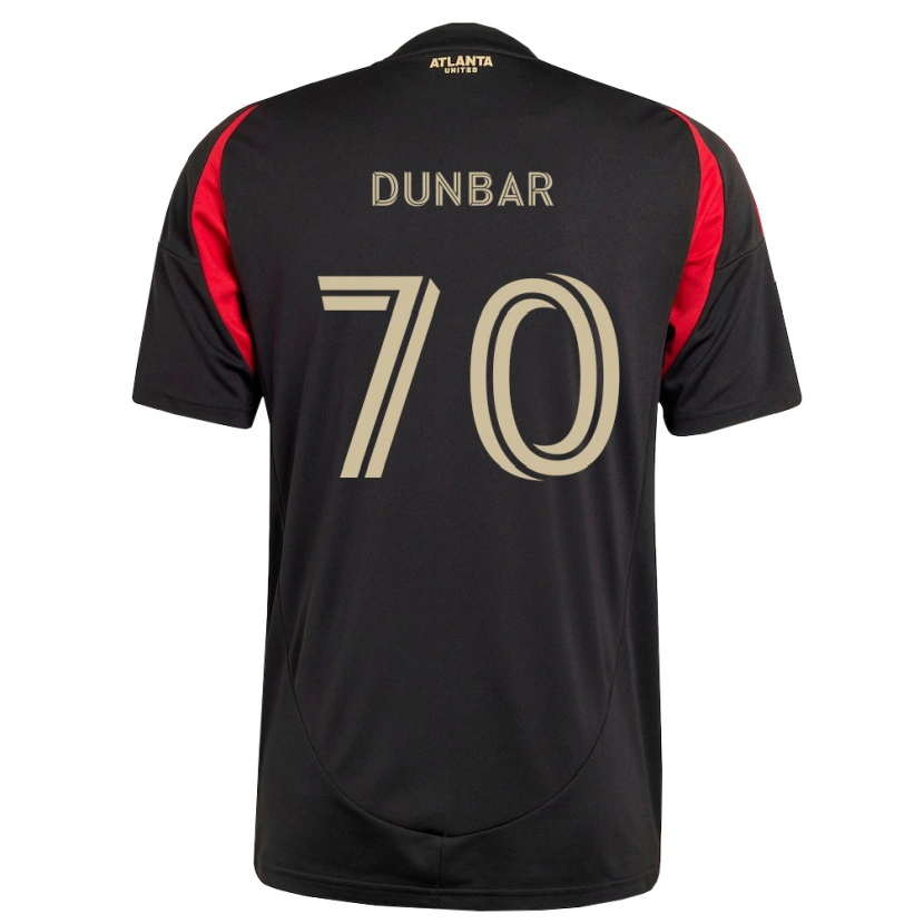 Danxen Heren Cameron Dunbar #70 Zwart Rood Thuisshirt Thuistenue 2026/27 T-Shirt België