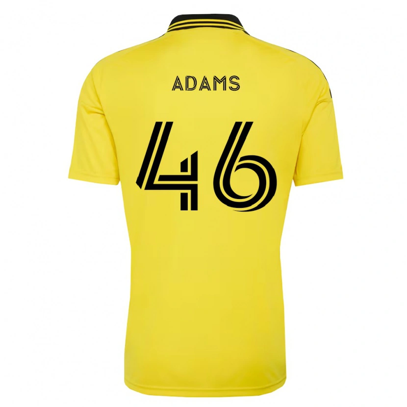 Danxen Heren Chase Adams #46 Geel Zwart Thuisshirt Thuistenue 2026/27 T-Shirt België