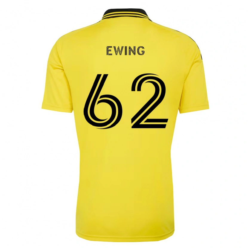 Danxen Heren Immanuel Ewing #62 Geel Zwart Thuisshirt Thuistenue 2026/27 T-Shirt België