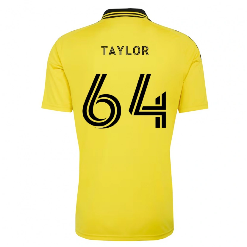Danxen Heren Oneal Taylor #64 Geel Zwart Thuisshirt Thuistenue 2026/27 T-Shirt België