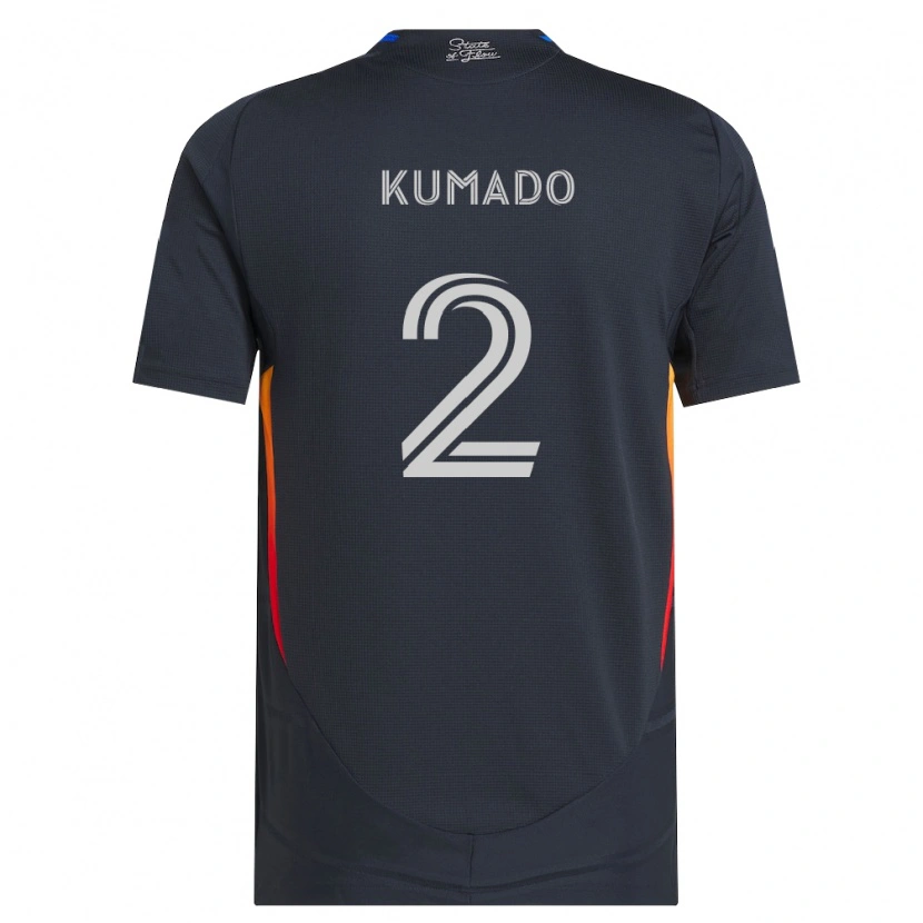 Danxen Heren Willy Kumado #2 Donkergrijs Rood Thuisshirt Thuistenue 2026/27 T-Shirt België