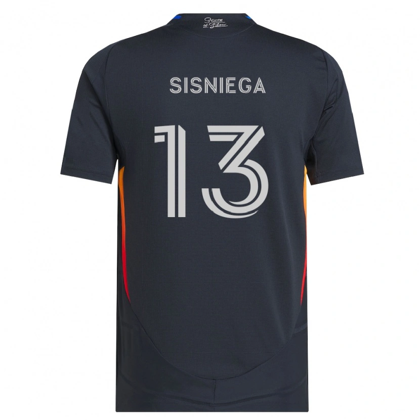 Danxen Heren Pablo Sisniega #13 Donkergrijs Rood Thuisshirt Thuistenue 2026/27 T-Shirt België