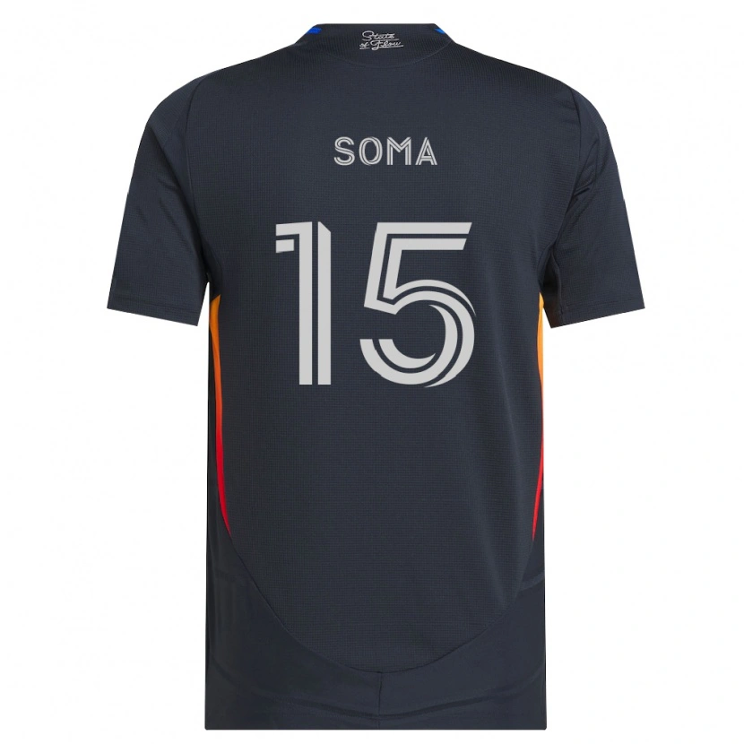 Danxen Heren Pedro Soma #15 Donkergrijs Rood Thuisshirt Thuistenue 2026/27 T-Shirt België