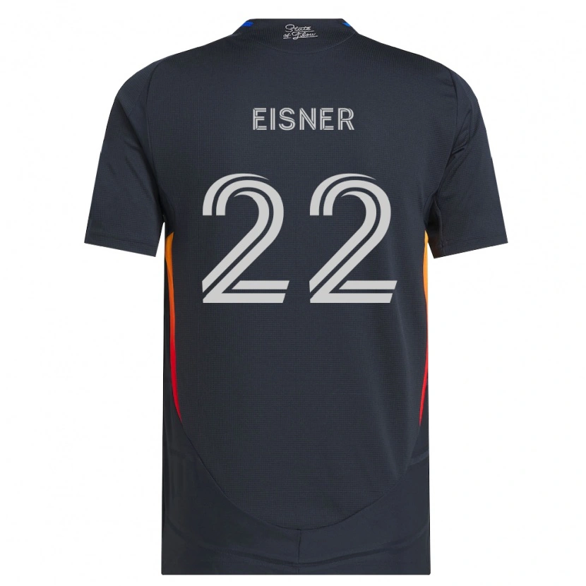 Danxen Heren Wilson Eisner #22 Donkergrijs Rood Thuisshirt Thuistenue 2026/27 T-Shirt België