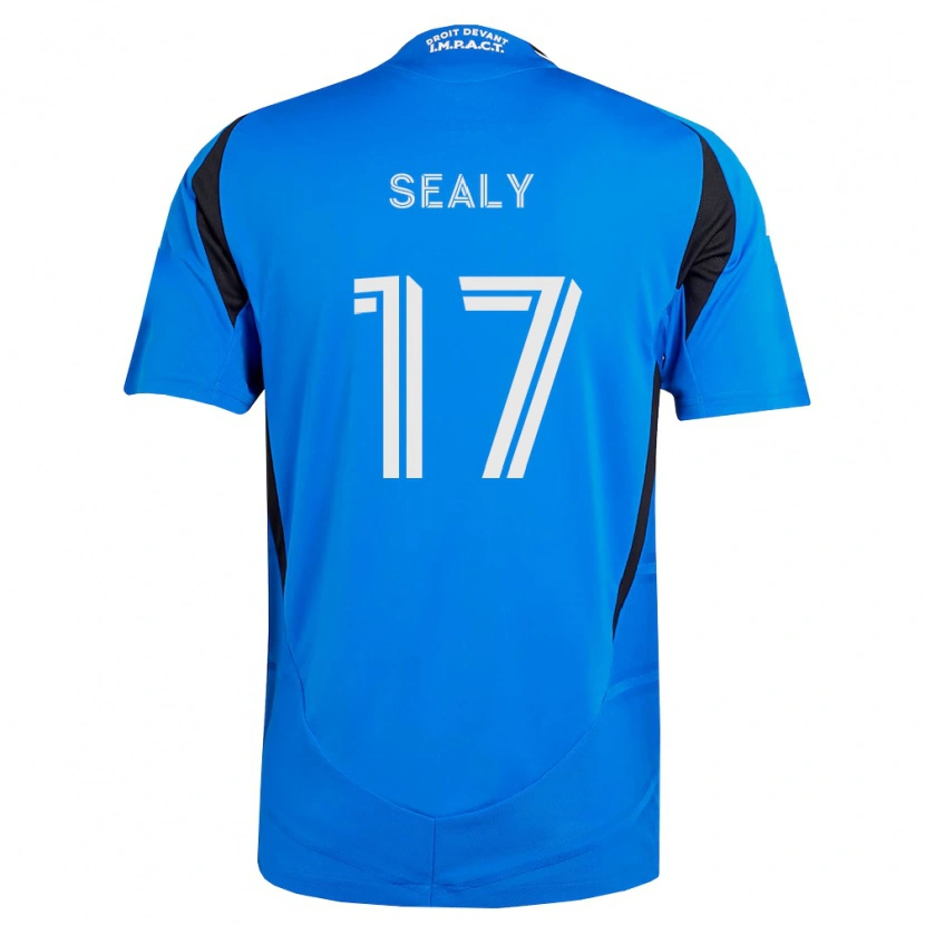 Danxen Heren Dante Sealy #17 Blauw Wit Zwart Thuisshirt Thuistenue 2026/27 T-Shirt België