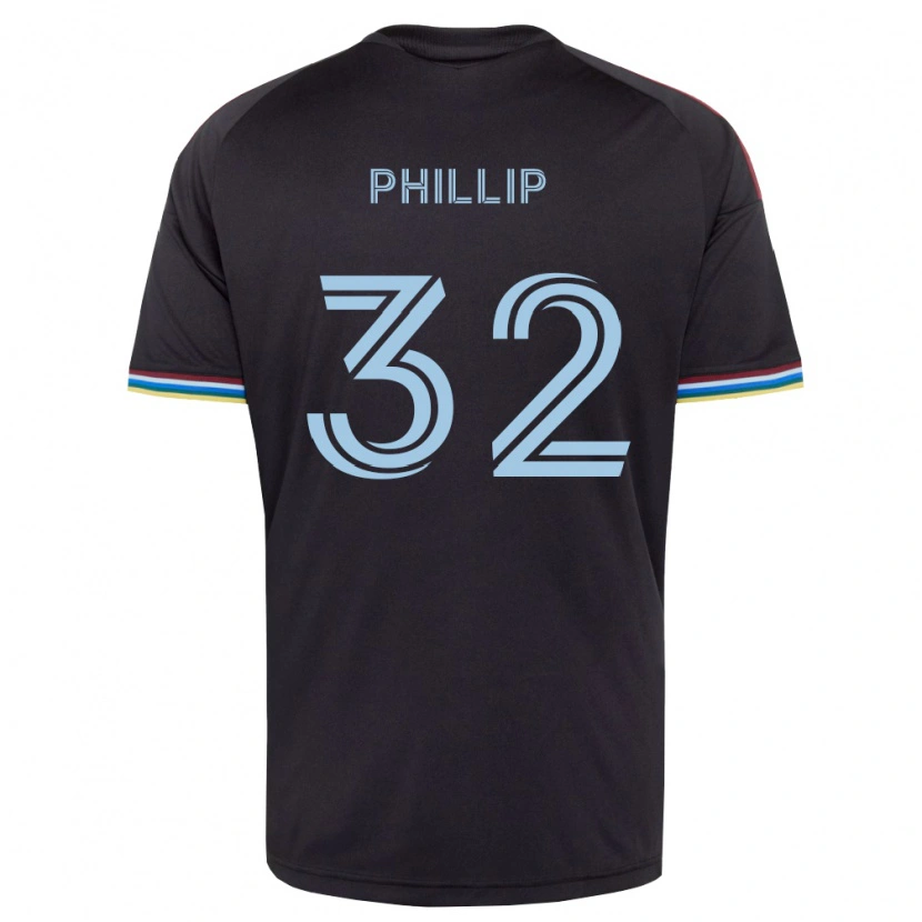 Danxen Heren Donavan Phillip #32 Zwart Hemelsblauw Thuisshirt Thuistenue 2026/27 T-Shirt België