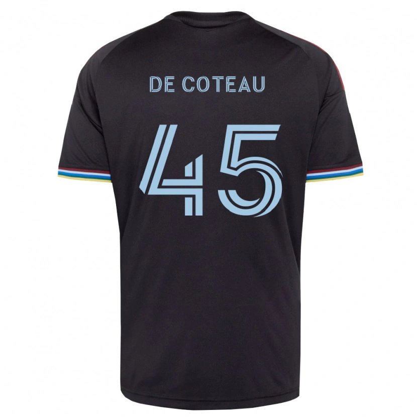Danxen Heren Jabari De Coteau #45 Zwart Hemelsblauw Thuisshirt Thuistenue 2026/27 T-Shirt België