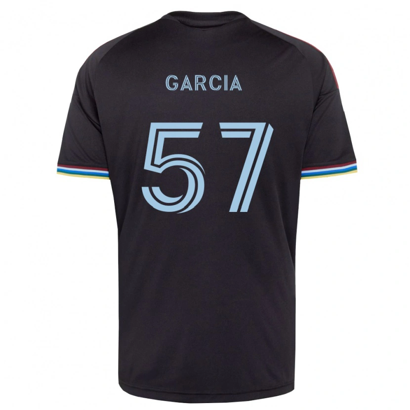 Danxen Heren Rogelio Garcia #57 Zwart Hemelsblauw Thuisshirt Thuistenue 2026/27 T-Shirt België