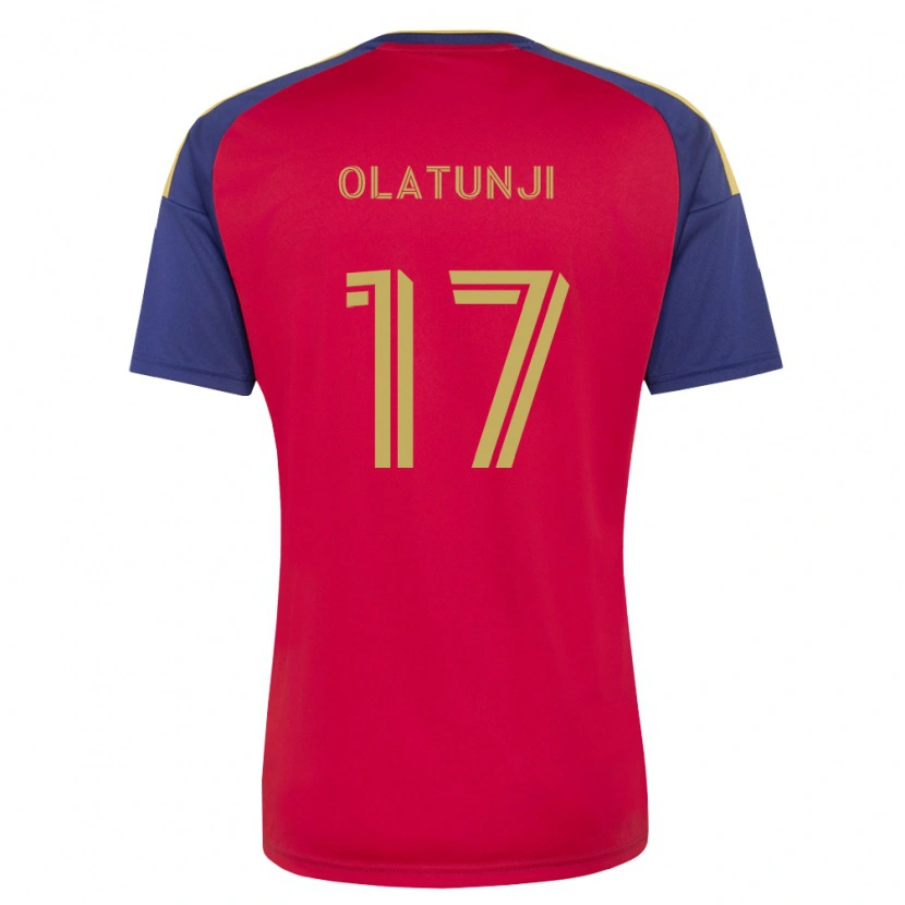 Danxen Heren Victor Olatunji #17 Koninklijk Blauw Bruin Rood Thuisshirt Thuistenue 2026/27 T-Shirt België