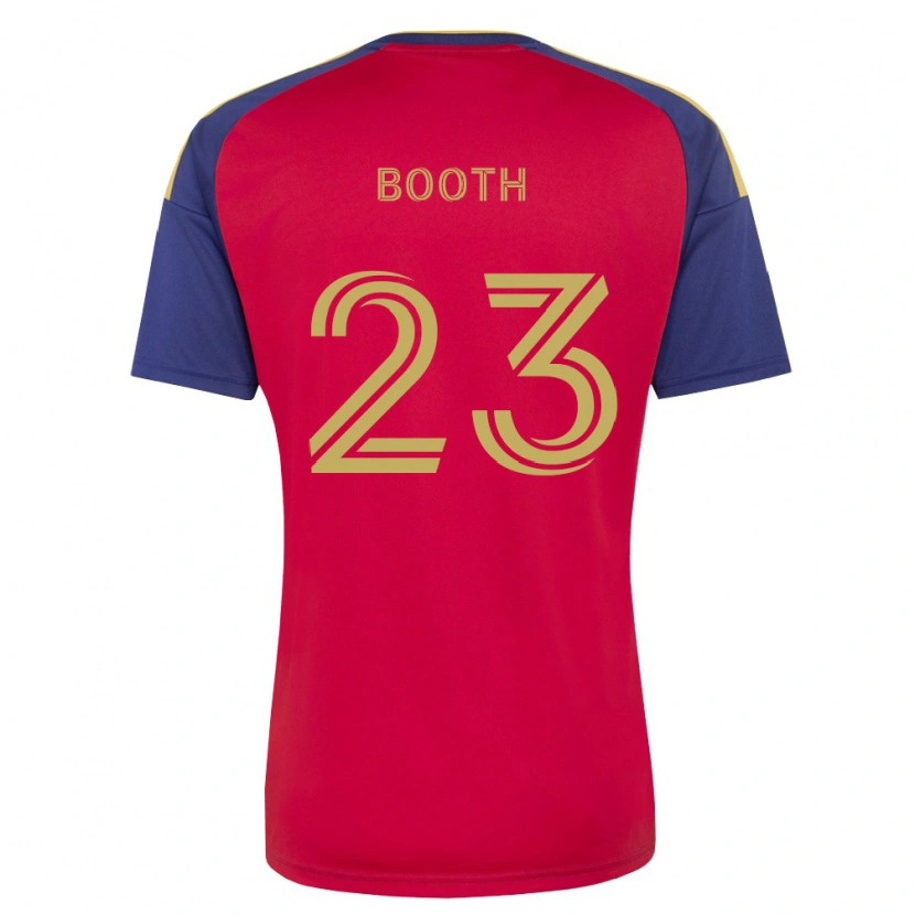 Danxen Heren Zach Booth #23 Koninklijk Blauw Bruin Rood Thuisshirt Thuistenue 2026/27 T-Shirt België