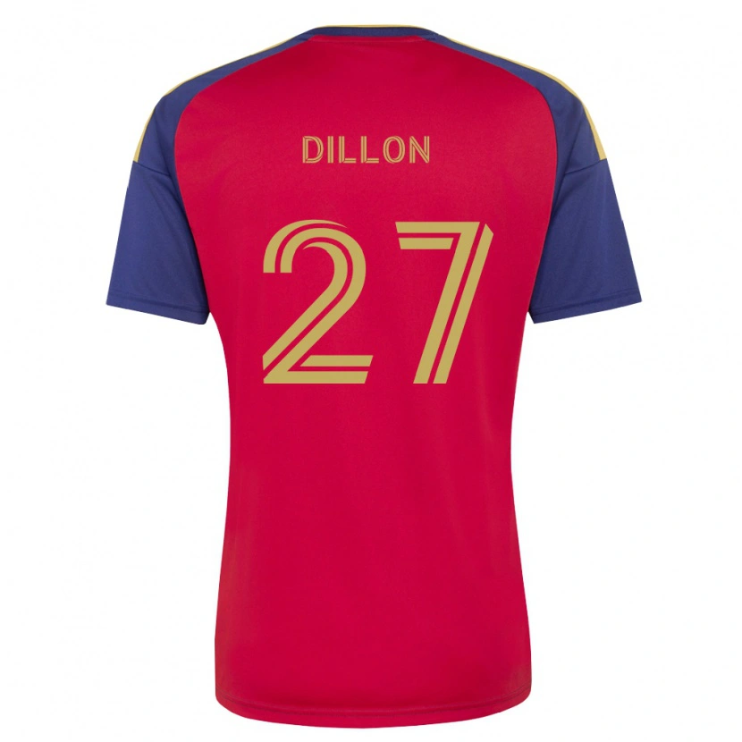 Danxen Heren Griffin Dillon #27 Koninklijk Blauw Bruin Rood Thuisshirt Thuistenue 2026/27 T-Shirt België