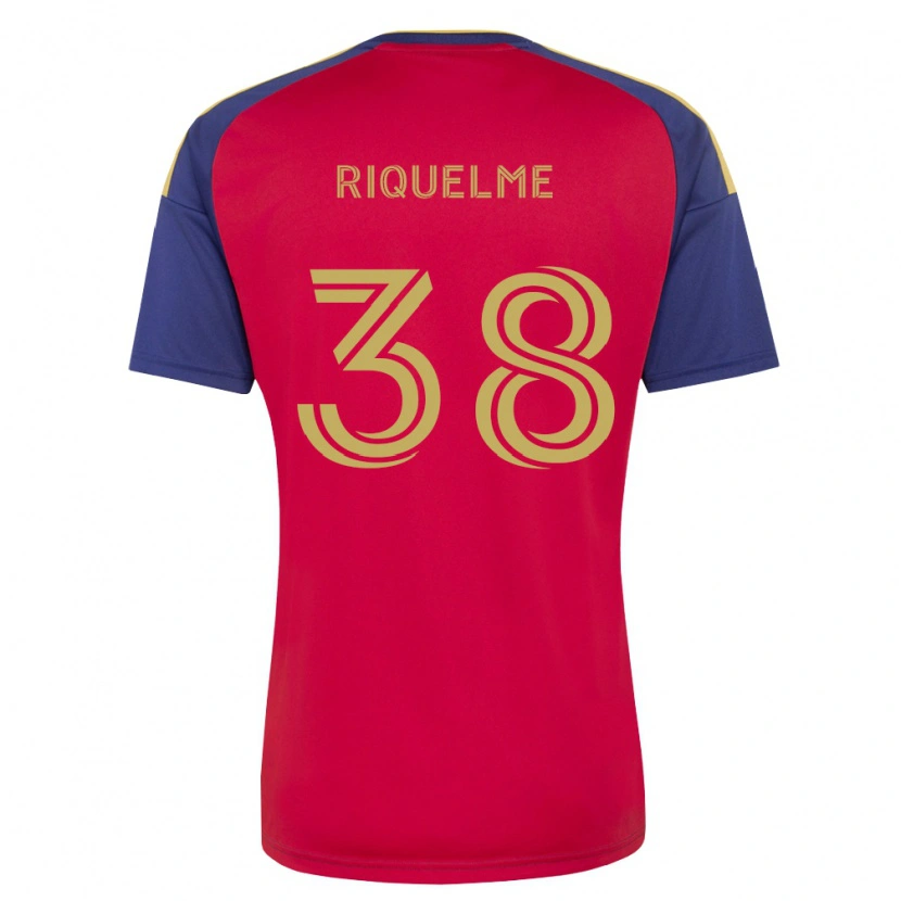 Danxen Heren Antonio Riquelme #38 Koninklijk Blauw Bruin Rood Thuisshirt Thuistenue 2026/27 T-Shirt België