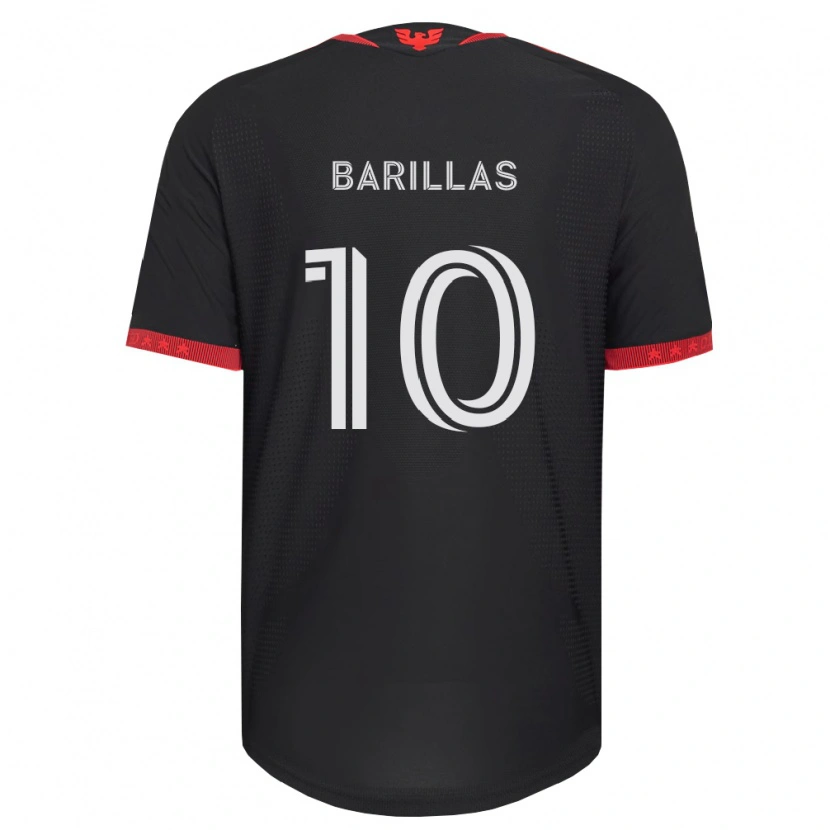 Danxen Heren Mayson Barillas #10 Zwart Wit Rood Thuisshirt Thuistenue 2026/27 T-Shirt België