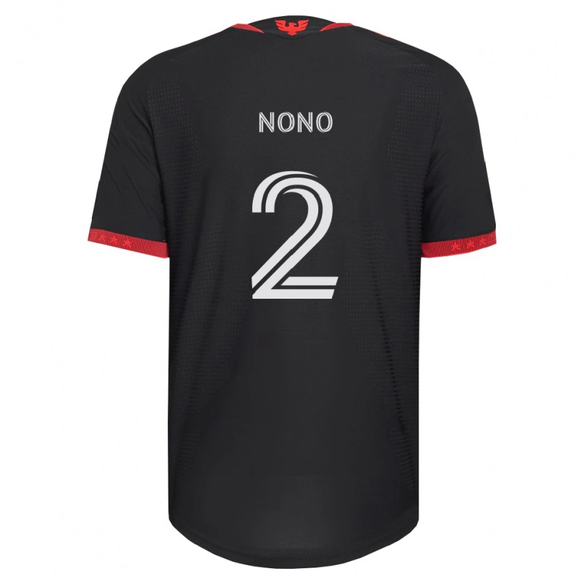 Danxen Heren Kimito Nono #2 Zwart Wit Rood Thuisshirt Thuistenue 2026/27 T-Shirt België
