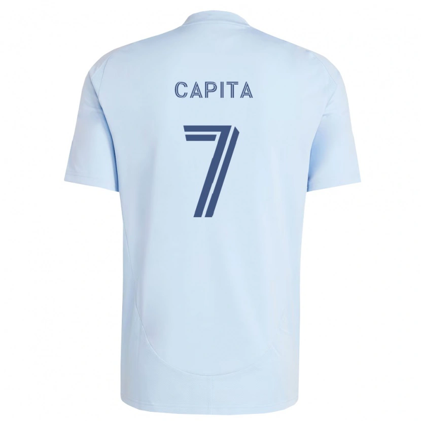 Danxen Heren Capita #7 Lichtblauw Lichtgrijs Thuisshirt Thuistenue 2026/27 T-Shirt België