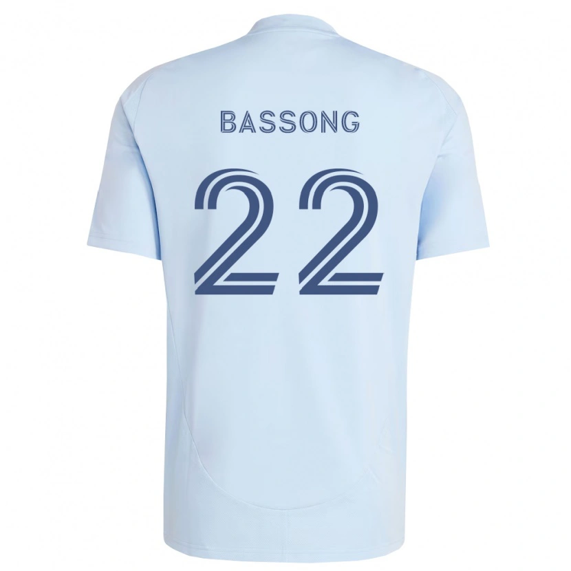 Danxen Heren Zorhan Bassong #22 Lichtblauw Lichtgrijs Thuisshirt Thuistenue 2026/27 T-Shirt België