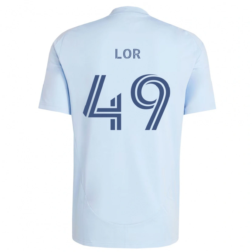 Danxen Heren Troy Lor #49 Lichtblauw Lichtgrijs Thuisshirt Thuistenue 2026/27 T-Shirt België