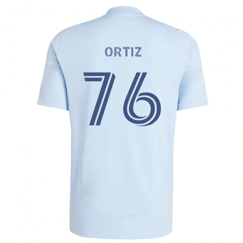 Danxen Heren Johann Ortiz #76 Lichtblauw Lichtgrijs Thuisshirt Thuistenue 2026/27 T-Shirt België