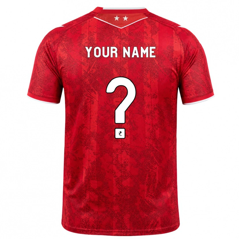 Danxen Heren Uw Naam #0 Rood Wit Thuisshirt Thuistenue 2026/27 T-Shirt België