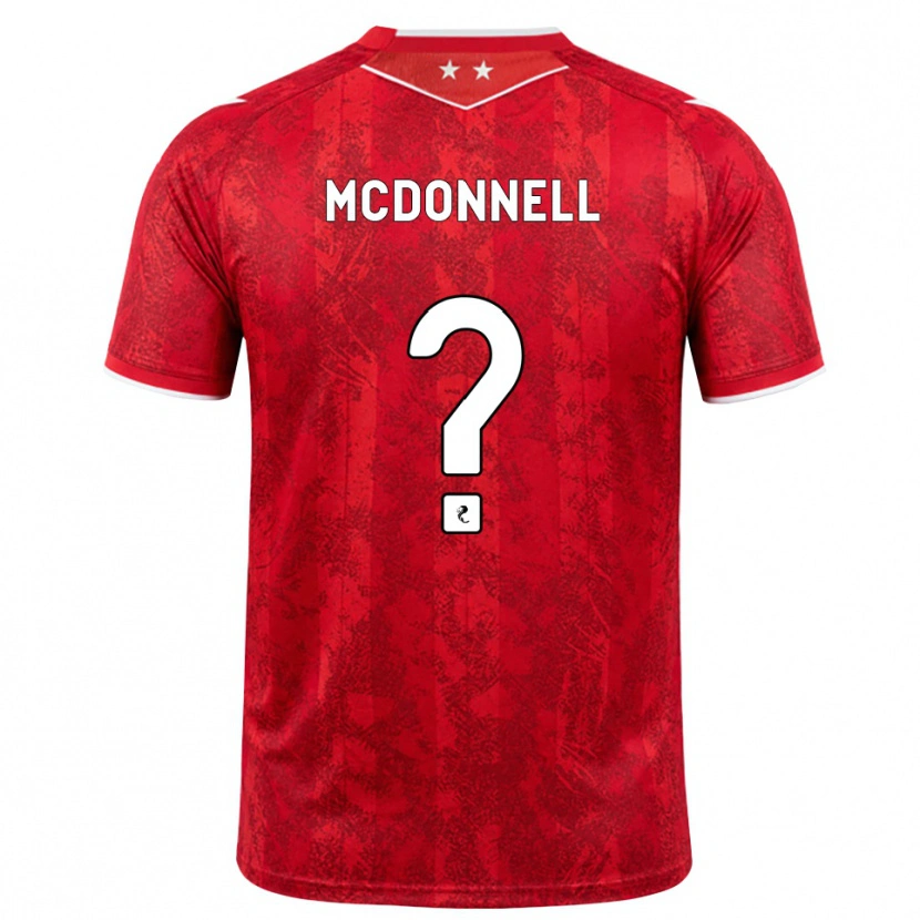 Danxen Heren Noah Mcdonnell #0 Rood Wit Thuisshirt Thuistenue 2026/27 T-Shirt België