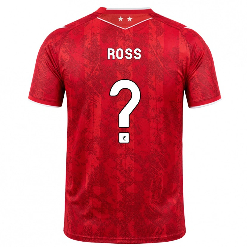 Danxen Heren Dylan Ross #0 Rood Wit Thuisshirt Thuistenue 2026/27 T-Shirt België