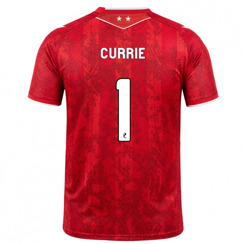 Danxen Heren Jennifer Currie #1 Rood Wit Thuisshirt Thuistenue 2026/27 T-Shirt België