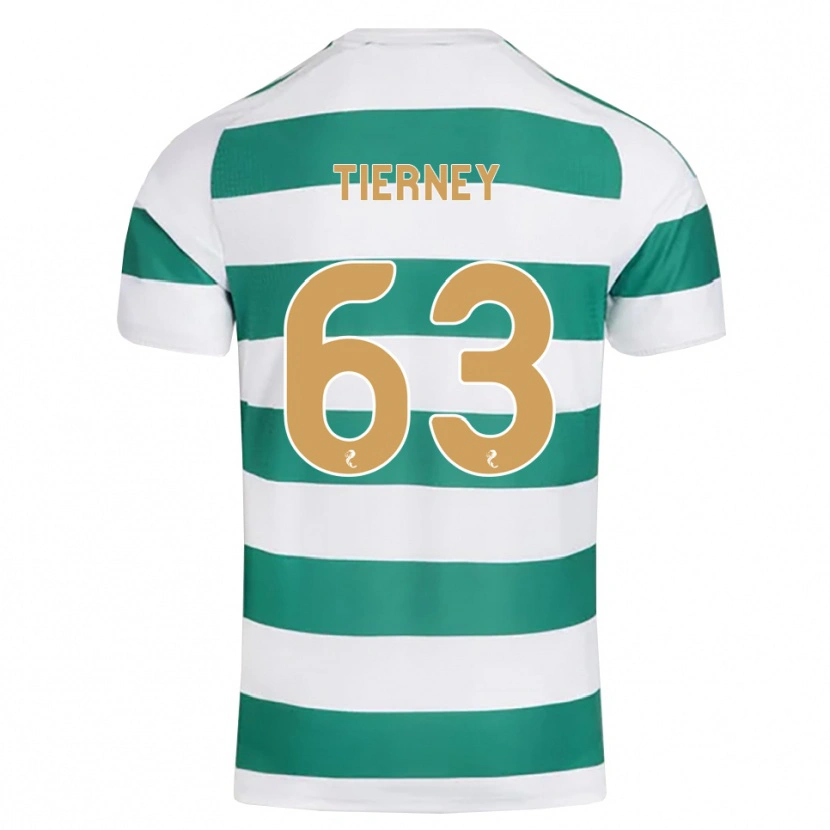Danxen Heren Kieran Tierney #63 Donkercyaan Wit Thuisshirt Thuistenue 2026/27 T-Shirt België