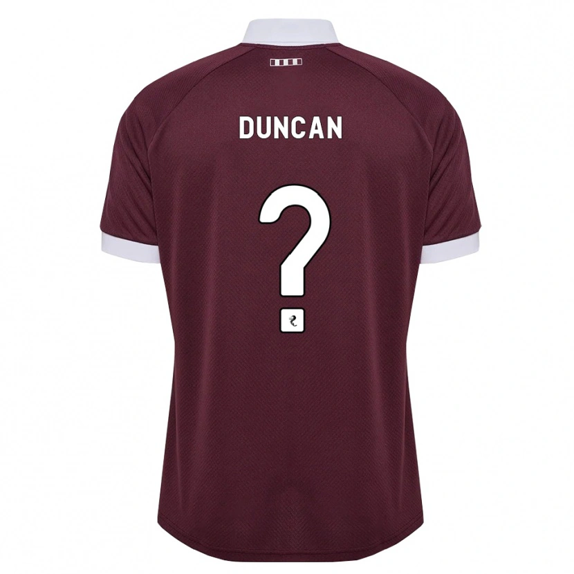 Danxen Heren Aiden Duncan #0 Bordeauxrood Wit Thuisshirt Thuistenue 2026/27 T-Shirt België
