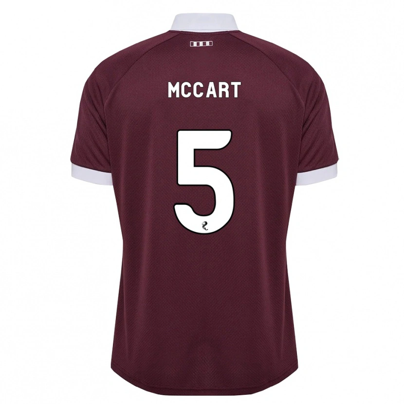 Danxen Heren Jamie Mccart #5 Bordeauxrood Wit Thuisshirt Thuistenue 2026/27 T-Shirt België