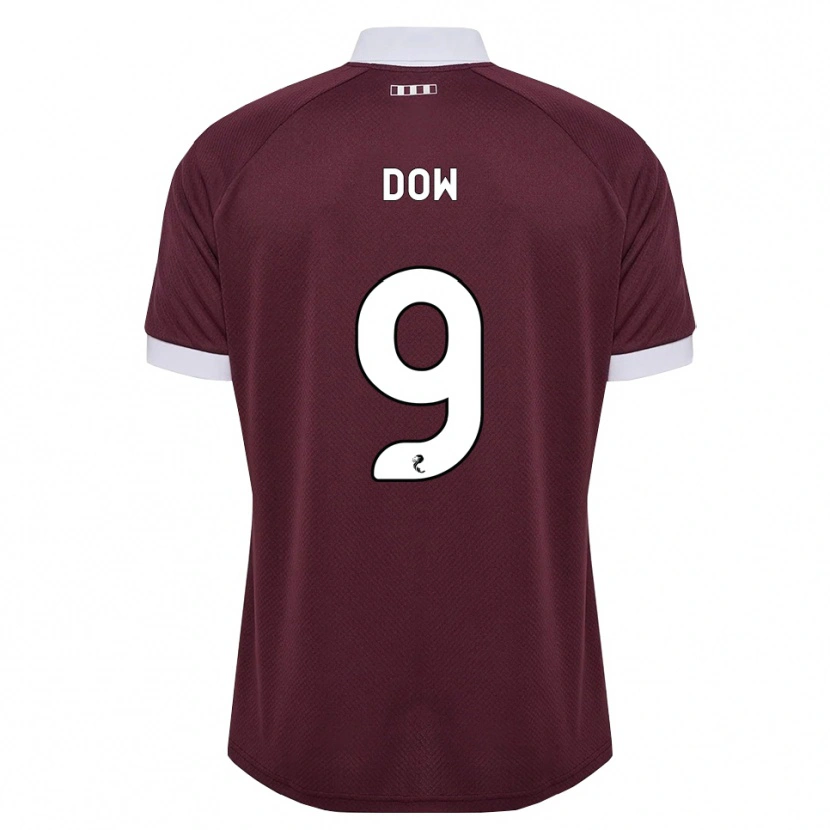 Danxen Heren Connor Dow #9 Bordeauxrood Wit Thuisshirt Thuistenue 2026/27 T-Shirt België