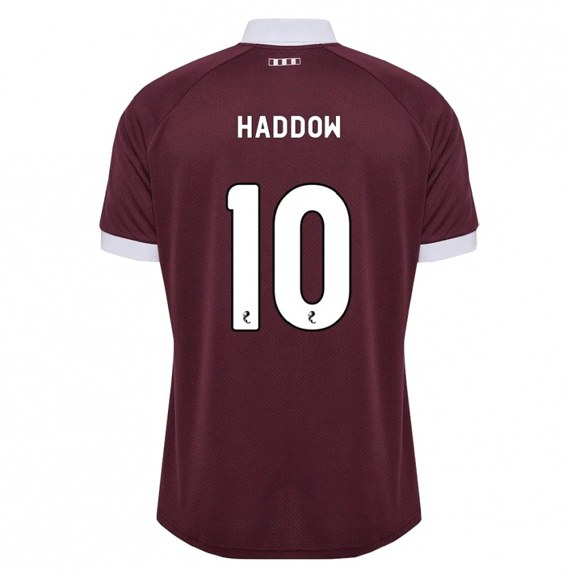 Danxen Heren Aiden Haddow #10 Bordeauxrood Wit Thuisshirt Thuistenue 2026/27 T-Shirt België