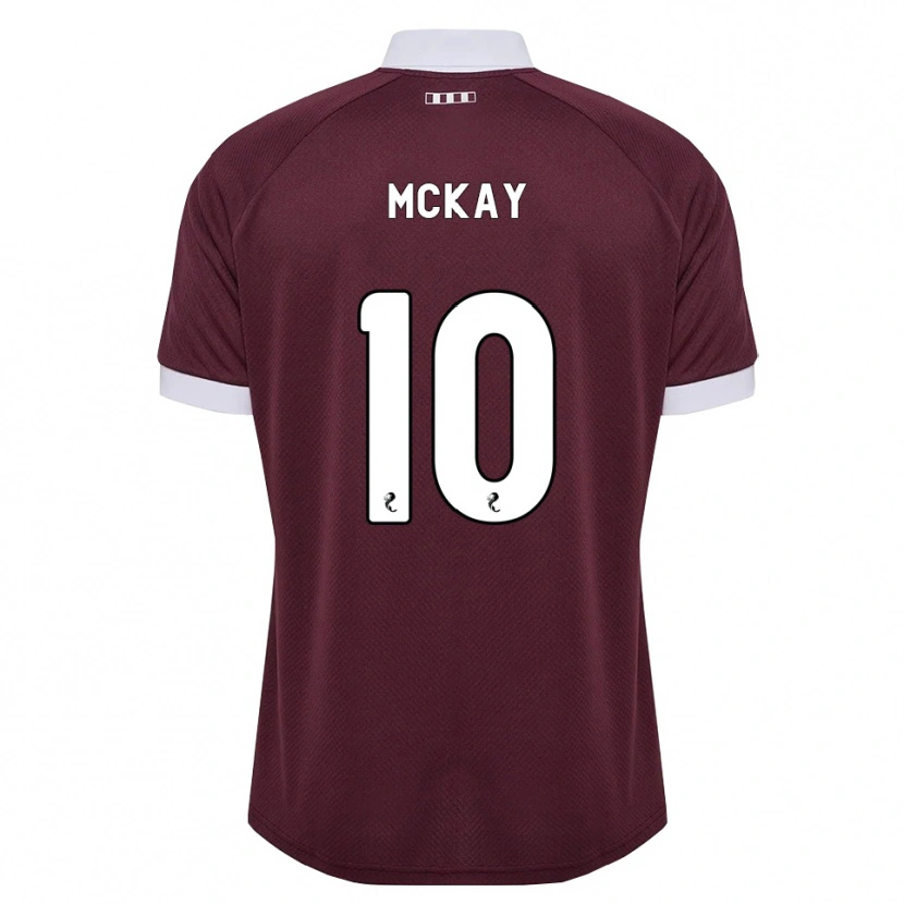Danxen Heren Barrie Mckay #10 Bordeauxrood Wit Thuisshirt Thuistenue 2026/27 T-Shirt België