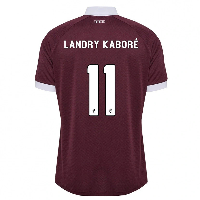 Danxen Heren Pierre Landry Kaboré #11 Bordeauxrood Wit Thuisshirt Thuistenue 2026/27 T-Shirt België