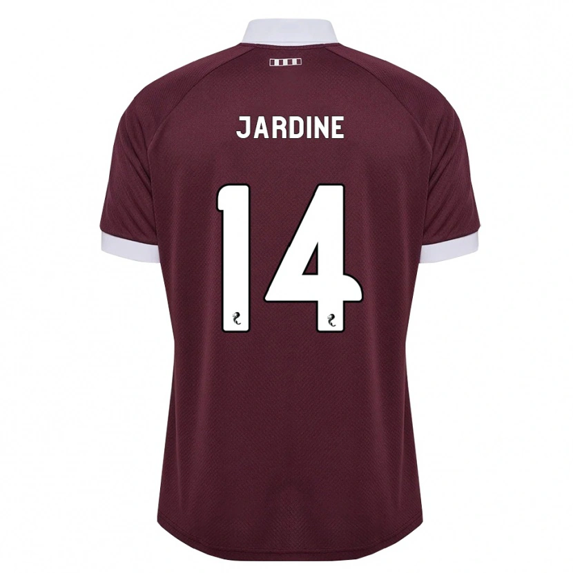 Danxen Heren Kayla Jardine #14 Bordeauxrood Wit Thuisshirt Thuistenue 2026/27 T-Shirt België
