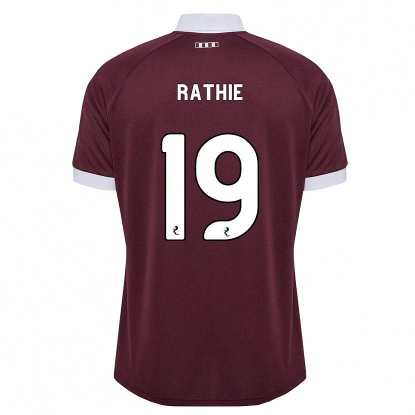 Danxen Heren Luke Rathie #19 Bordeauxrood Wit Thuisshirt Thuistenue 2026/27 T-Shirt België