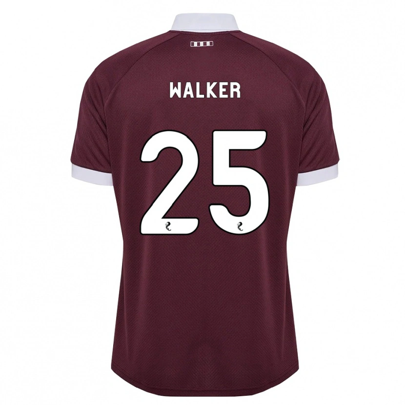 Danxen Heren Liam Walker #25 Bordeauxrood Wit Thuisshirt Thuistenue 2026/27 T-Shirt België