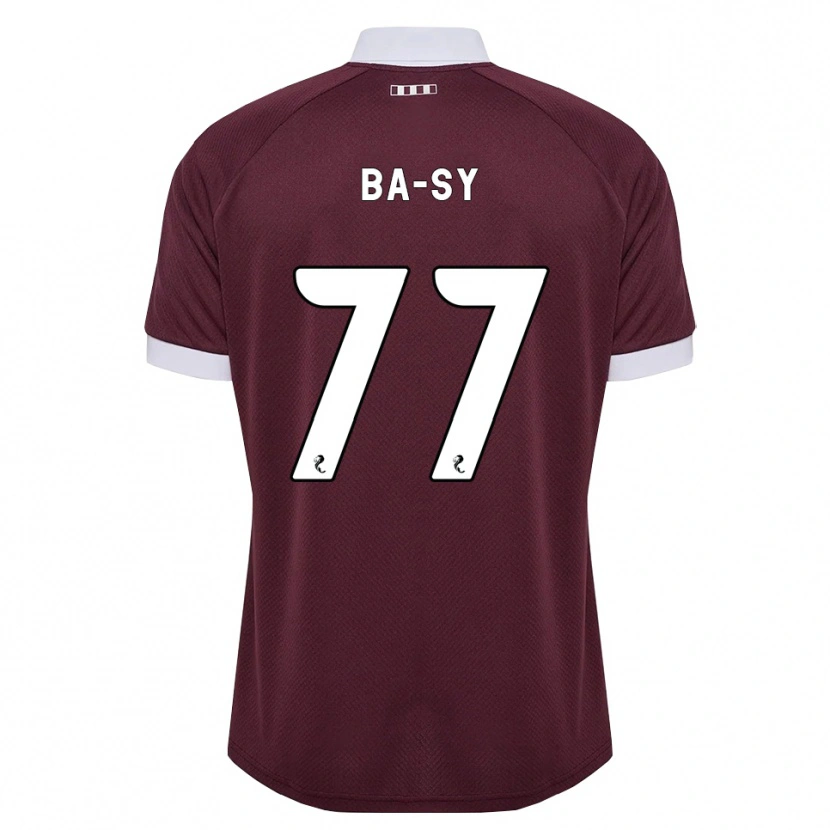 Danxen Heren Amadou Ba-Sy #77 Bordeauxrood Wit Thuisshirt Thuistenue 2026/27 T-Shirt België