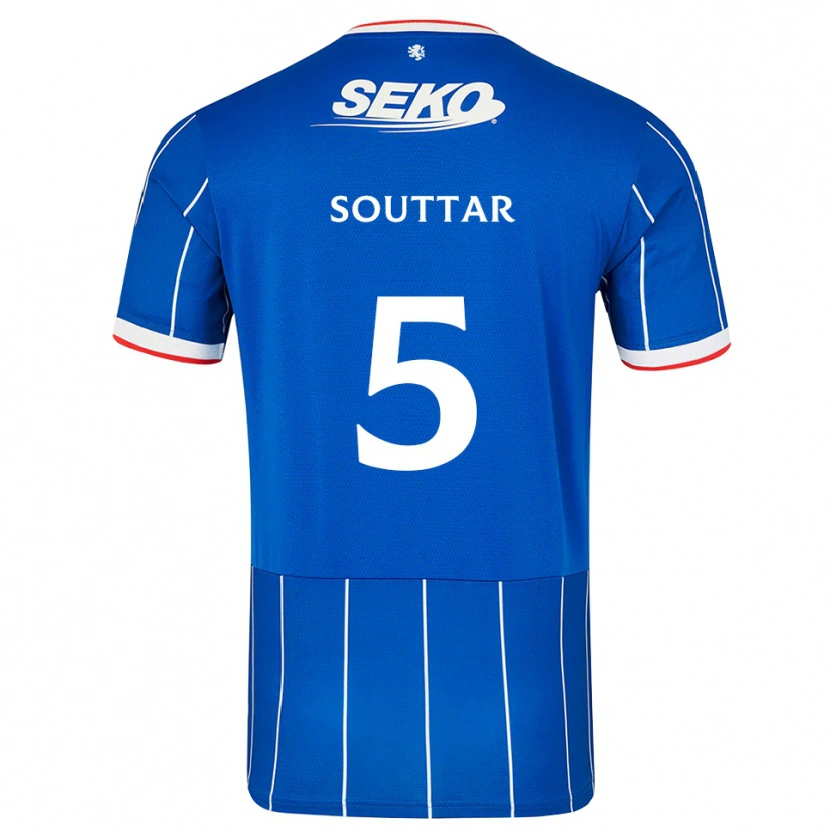 Danxen Heren John Souttar #5 Rood Blauw Wit Thuisshirt Thuistenue 2026/27 T-Shirt België