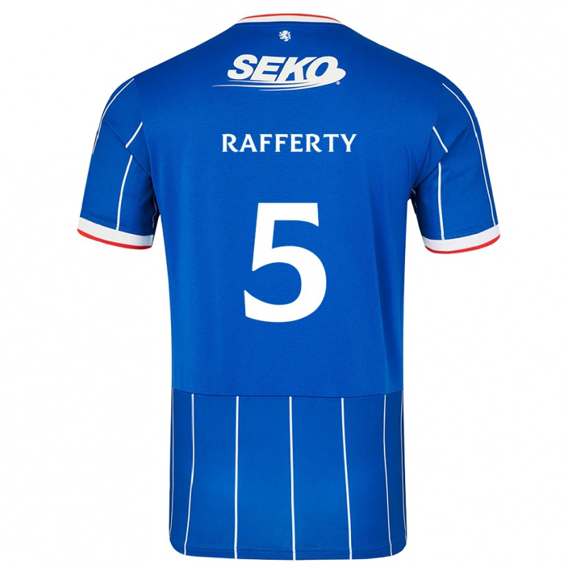 Danxen Heren Laura Rafferty #5 Rood Blauw Wit Thuisshirt Thuistenue 2026/27 T-Shirt België