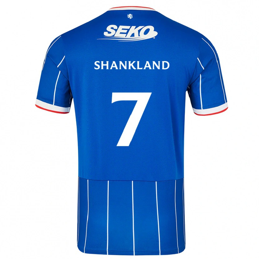 Danxen Heren Lawrence Shankland #7 Rood Blauw Wit Thuisshirt Thuistenue 2026/27 T-Shirt België