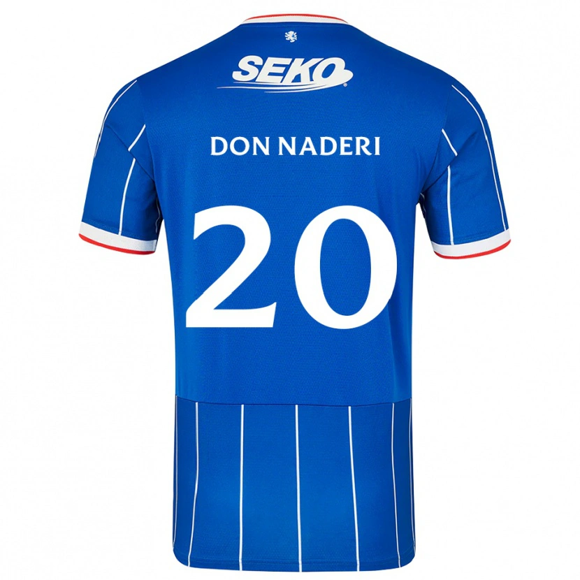Danxen Heren Ryan Naderi #20 Rood Blauw Wit Thuisshirt Thuistenue 2026/27 T-Shirt België