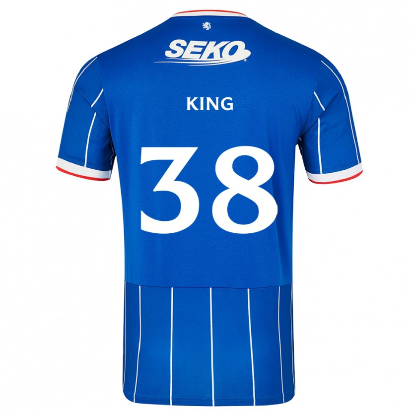 Danxen Heren Leon King #38 Rood Blauw Wit Thuisshirt Thuistenue 2026/27 T-Shirt België