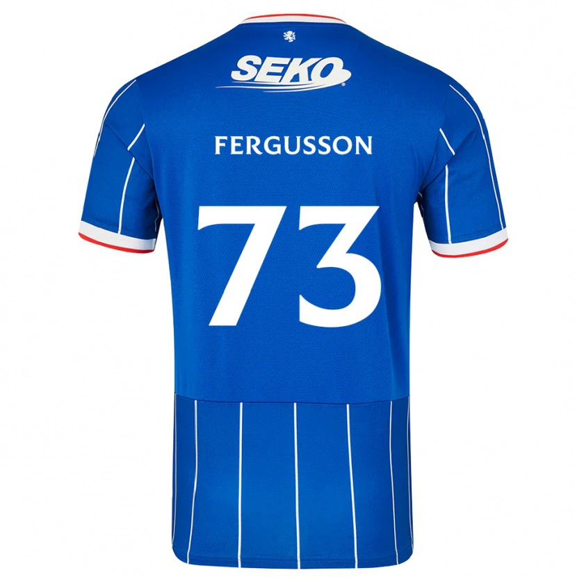 Danxen Heren Coben Fergusson #73 Rood Blauw Wit Thuisshirt Thuistenue 2026/27 T-Shirt België